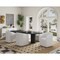 Manhattan Comfort Anna Round Faux Leather Dining Chair in Cream - Set of 2 2-DC059AR-CR - alternate 6